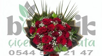 30 Kırmızı Gül Buketi
